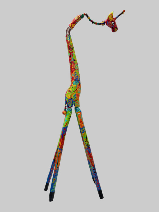 Verrückte Giraffe - Groß - Grün MIx