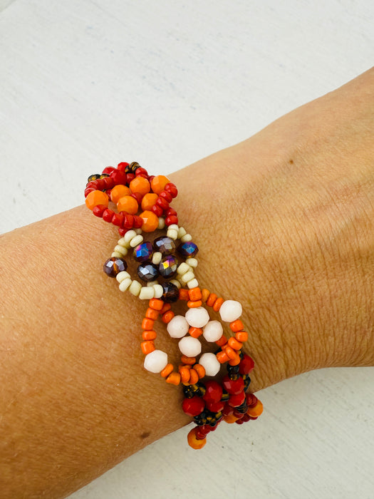 Leto Bracelet - Orange ~ ALL JEWELLERY 3 FOR 2