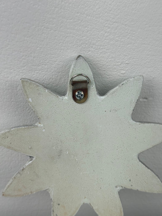 Small Mosaic Flower -  Silver