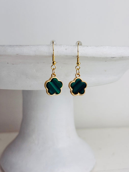 Trèfle Earrings - Green