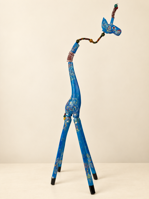 Crazy Giraffe - Small Blue