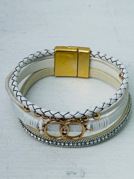 Pelia Bracelet - White