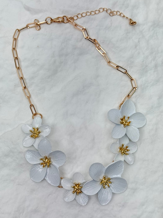 Allegra Necklace - White