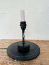 base and bulb view of mosaic cylinder lamps