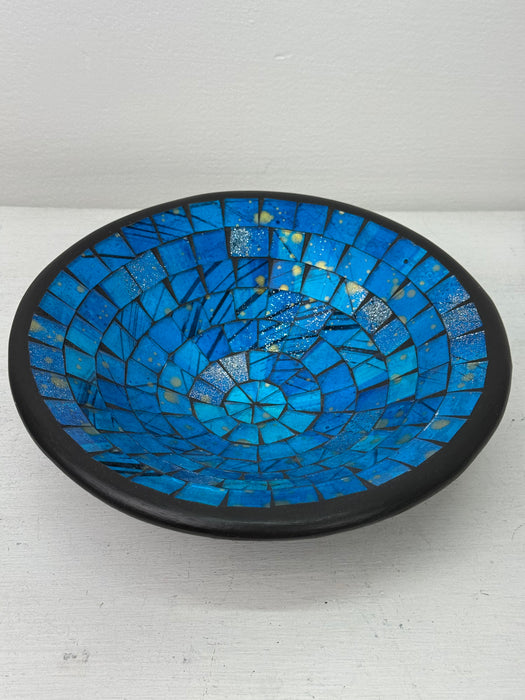 Small Mosaic Bowl - Azure