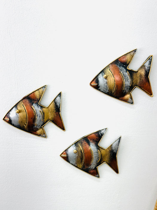 Single Zebra Fish - Copper