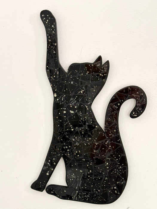 Mosaic Raised Paw Cat