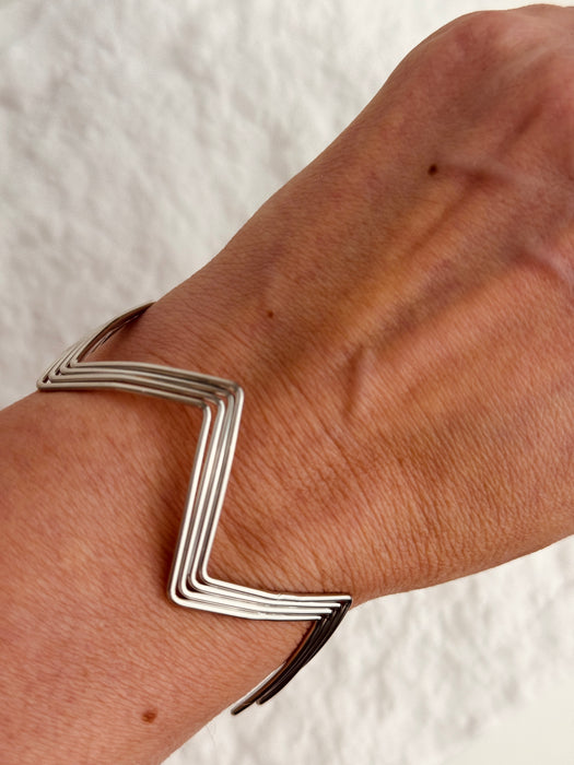 Nanna Cuff Bracelet - Silver