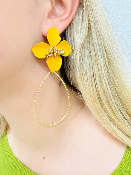 Fiora Earrings - Yellow ~ ALL JEWELLERY 3 FOR 2