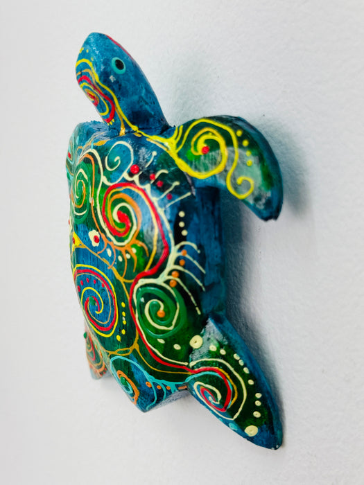 Small Crazy Turtle - Blue