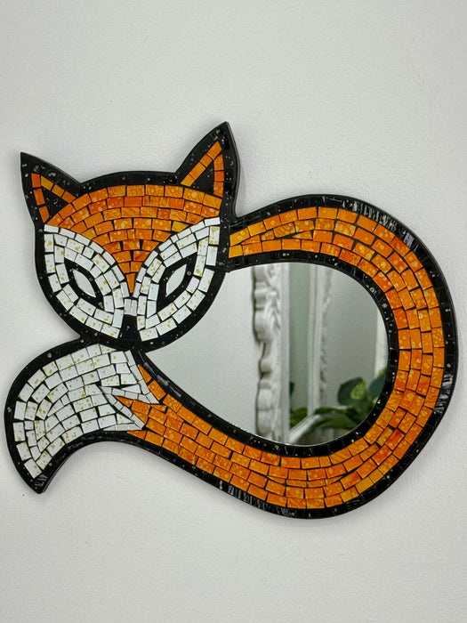 Mosaic Fox Mirror
