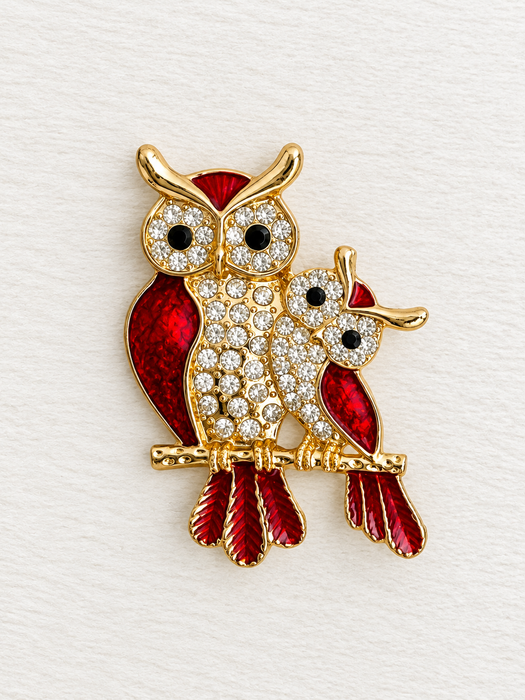 Owl Brooch