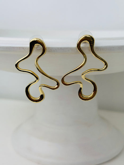 Aeris Earrings - Gold