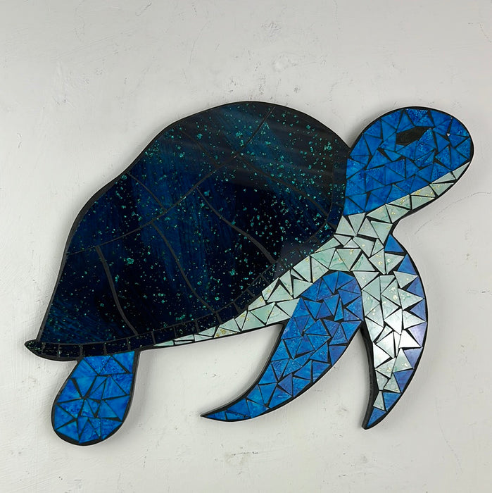 Mosaic Turtle - Blue