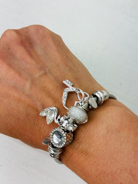 Deya Bracelet - Clear Crystal