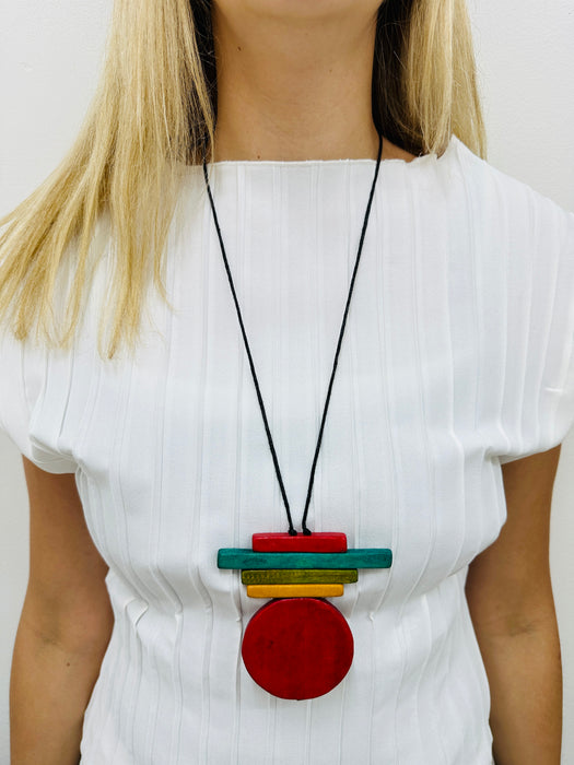 Elara Necklace - Red ~ ALL JEWELLERY 3 FOR 2