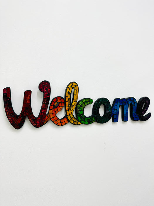 Mosaïque Bienvenue - Arc-en-ciel