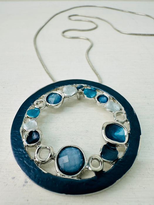 Pama Necklace -  Blue ~ ALL JEWELLERY 3 FOR 2