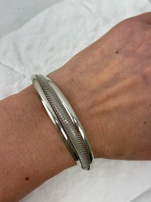 Astra Cuff Bracelet - Dark Silver