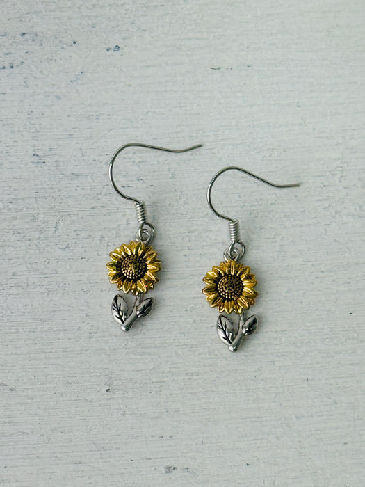 Sunflower Earrings