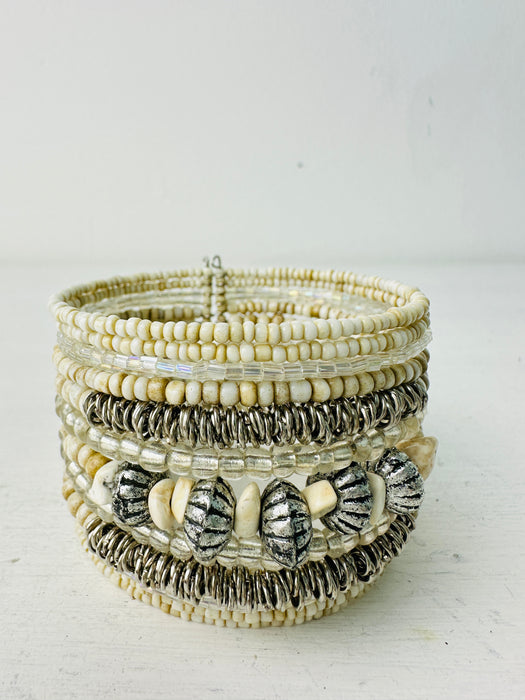 Tribal Cuff - Natural~ ALL JEWELLERY 3 FOR 2