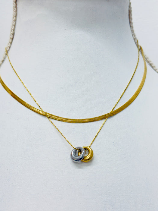 Cleta Necklace - Gold ~ ALL JEWELLERY 3 FOR 2