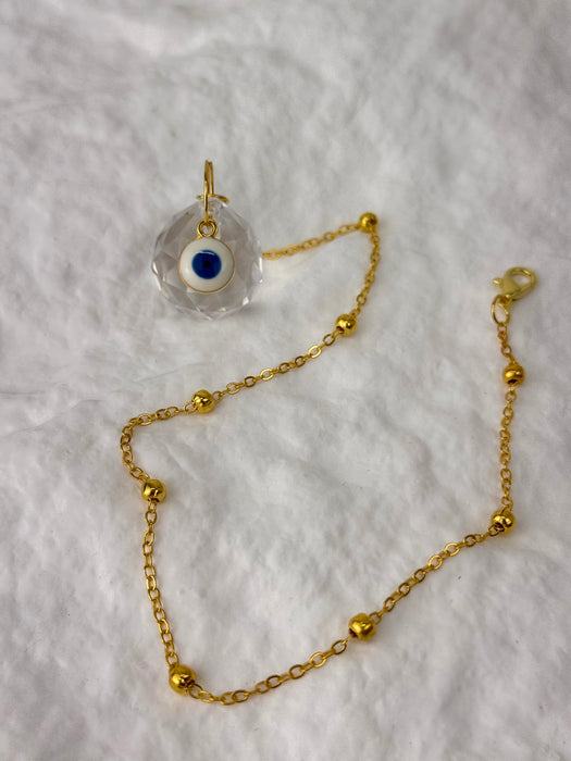Hanging Crystal Evil Eye Ornament