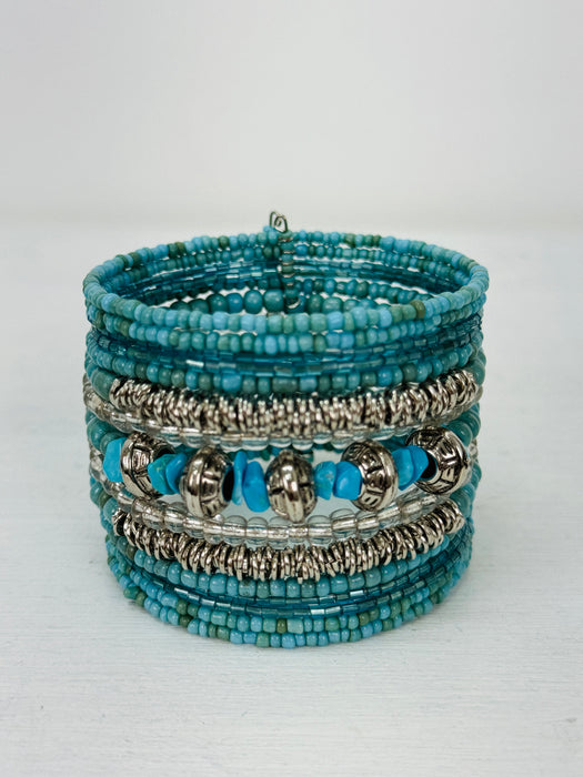 Tribal Cuff - Turquoise