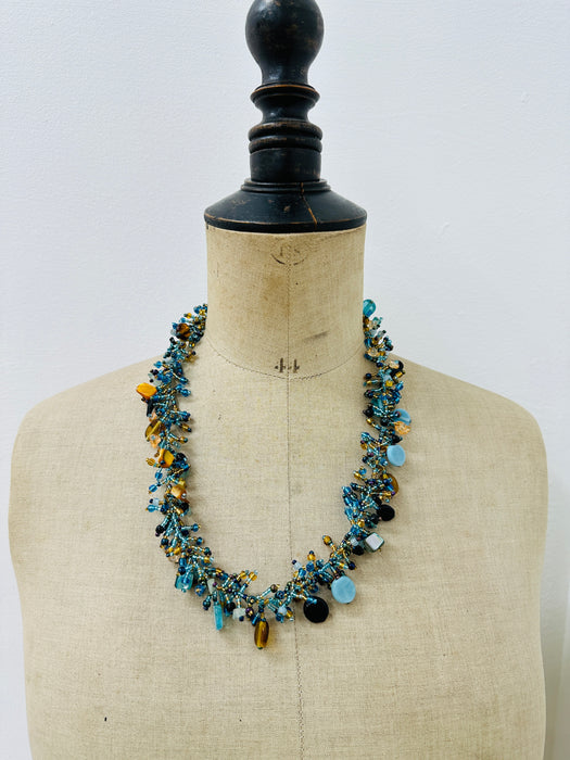 Juniper Necklace - Turquoise ~ ALL JEWELLERY 3 FOR 2