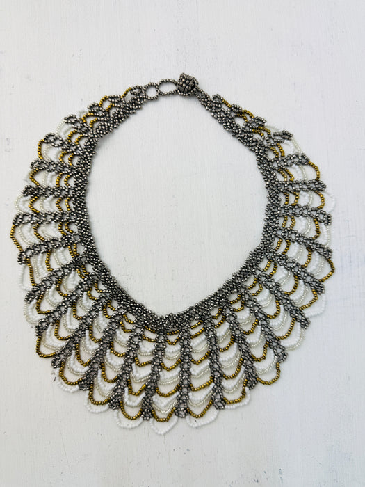 Perse Necklace - Silver & Gold ~ ALL JEWELLERY 3 FOR 2
