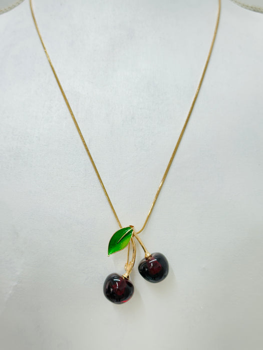 Cereza Necklace & Brooch ~ ALL JEWELLERY 3 FOR 2