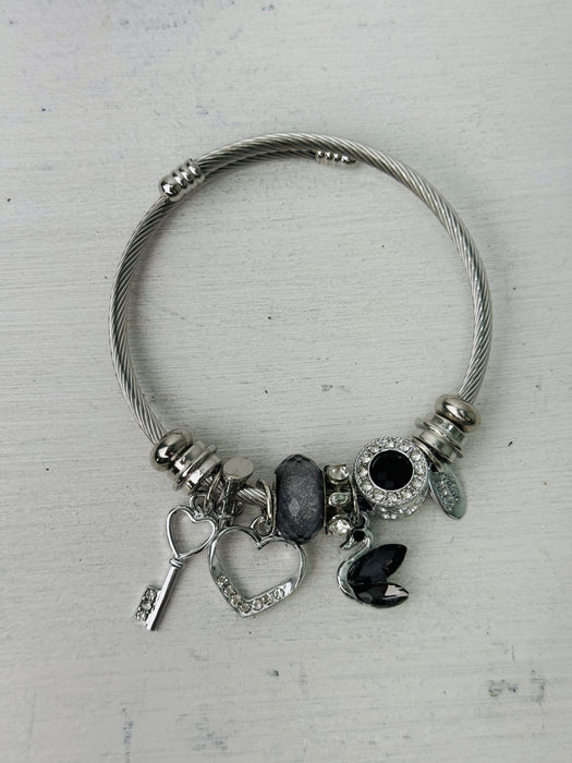 Deya Bracelet -Smoke Crystal