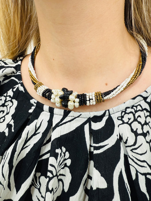 Zara Choker - Metallic Mix~ ALL JEWELLERY 3 FOR 2