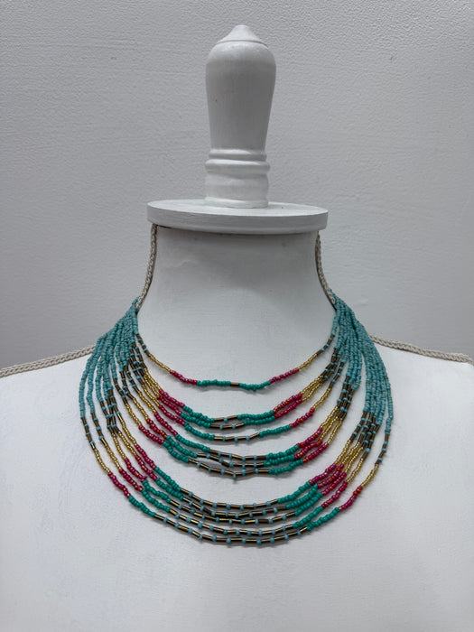Aketa Necklace - Multi ~ ALL JEWELLERY 3 FOR 2