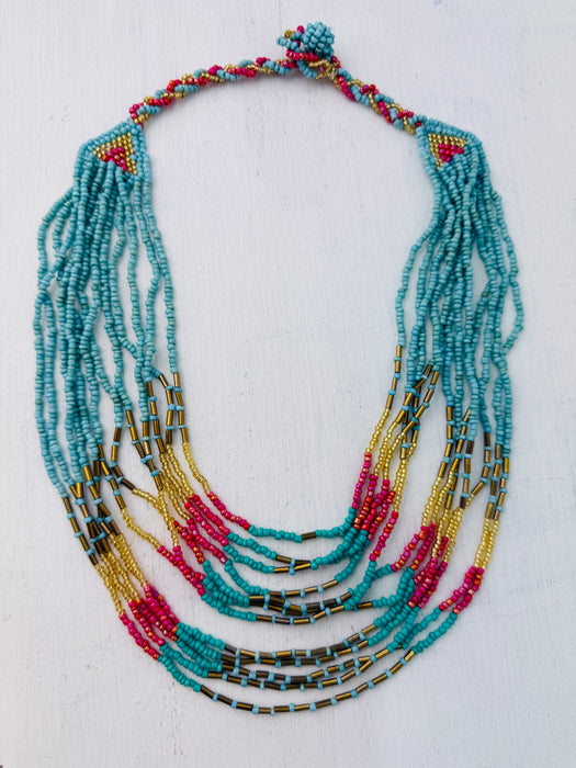 Aketa Necklace - Multi ~ ALL JEWELLERY 3 FOR 2