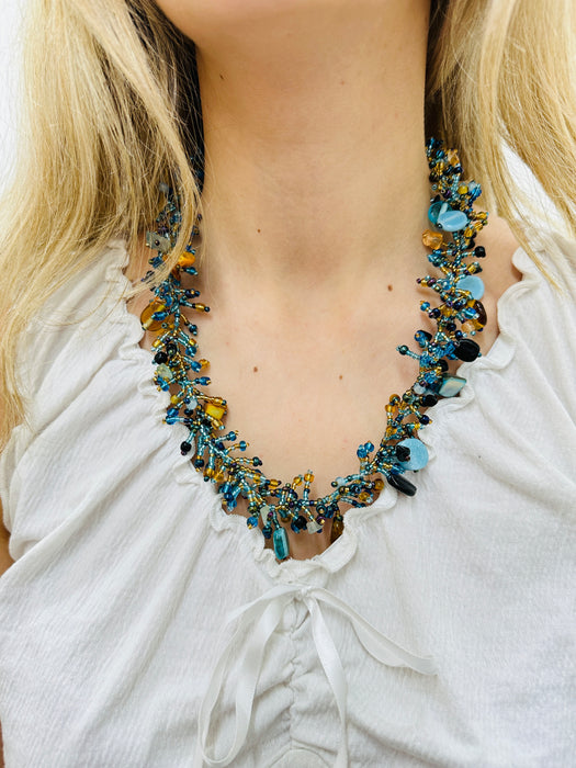 Juniper Necklace - Turquoise ~ ALL JEWELLERY 3 FOR 2