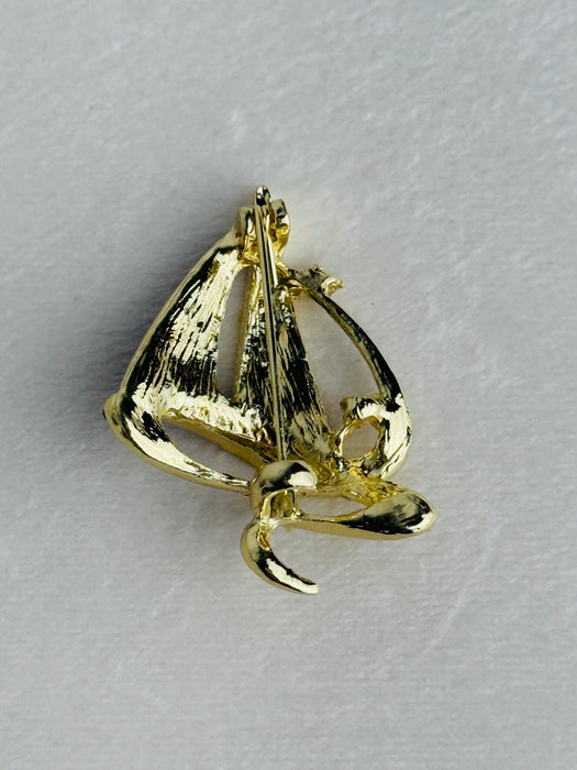 Sailboat Brooch
