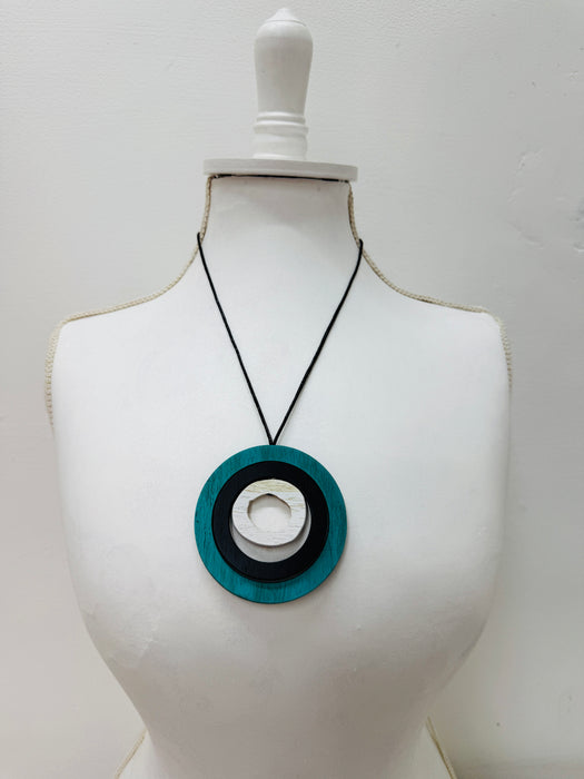Madoka Necklace - Turquoise  ~ ALL JEWELLERY 3 FOR 2