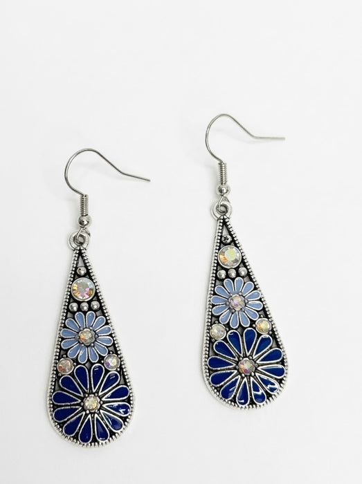 Sage Earrings - Blue