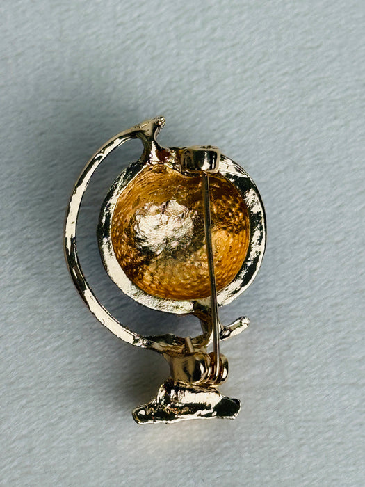 Globe Brooch