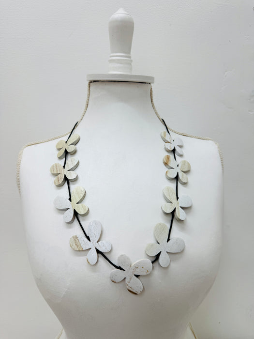 Papilio Necklace - White Wash  ~ ALL JEWELLERY 3 FOR 2