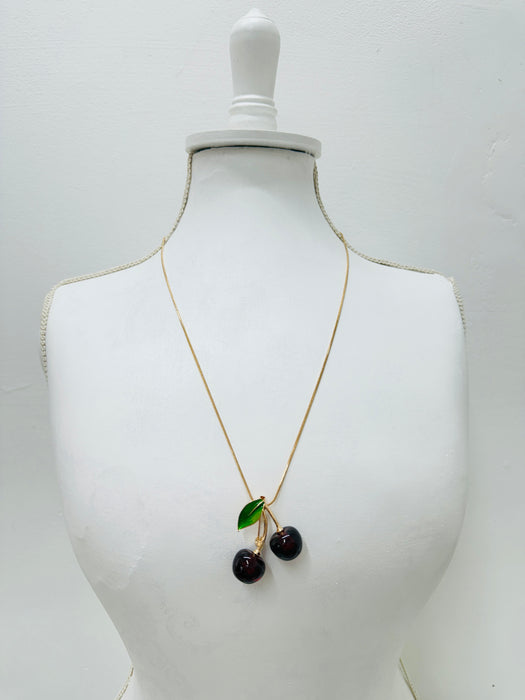 Cereza Necklace & Brooch ~ ALL JEWELLERY 3 FOR 2
