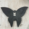aerial base view of mosaic butterfly.