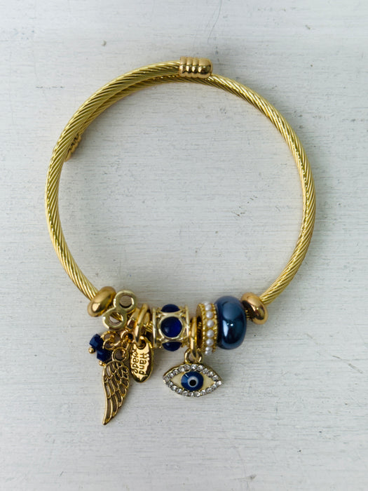 Alba Bracelet - Evil Eye ~ Gold