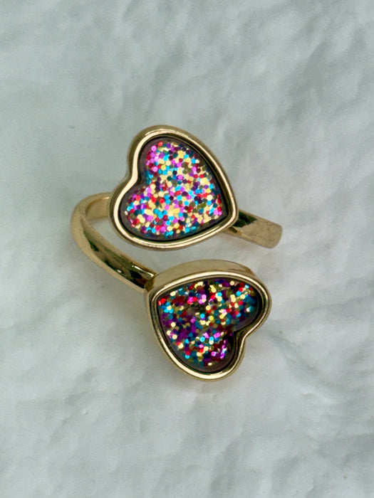 Double Heart Ring
