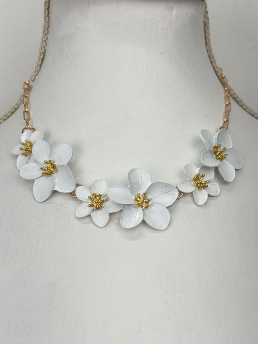 Allegra Necklace - White