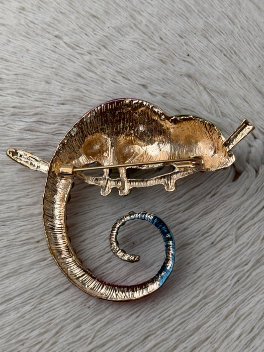 Chameleon Brooch