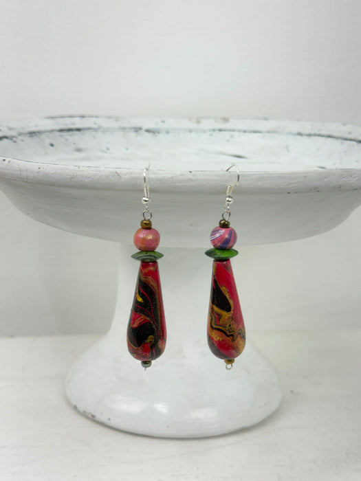 Lysandra Earrings - Pink