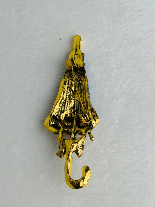 Umbrella Brooch