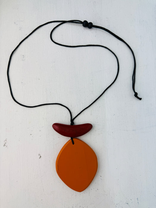 Beta Necklace - Orange ~ ALL JEWELLERY 3 FOR 2